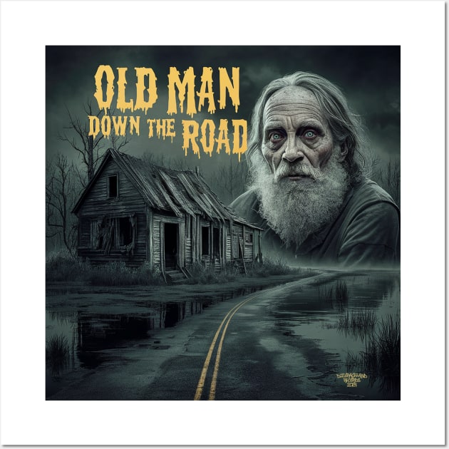 Old Man Down the Road Wall Art by Dizgraceland